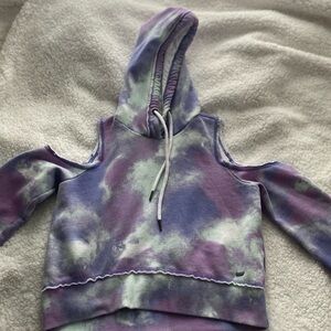 Hollister Cold Shoulder Hoodie